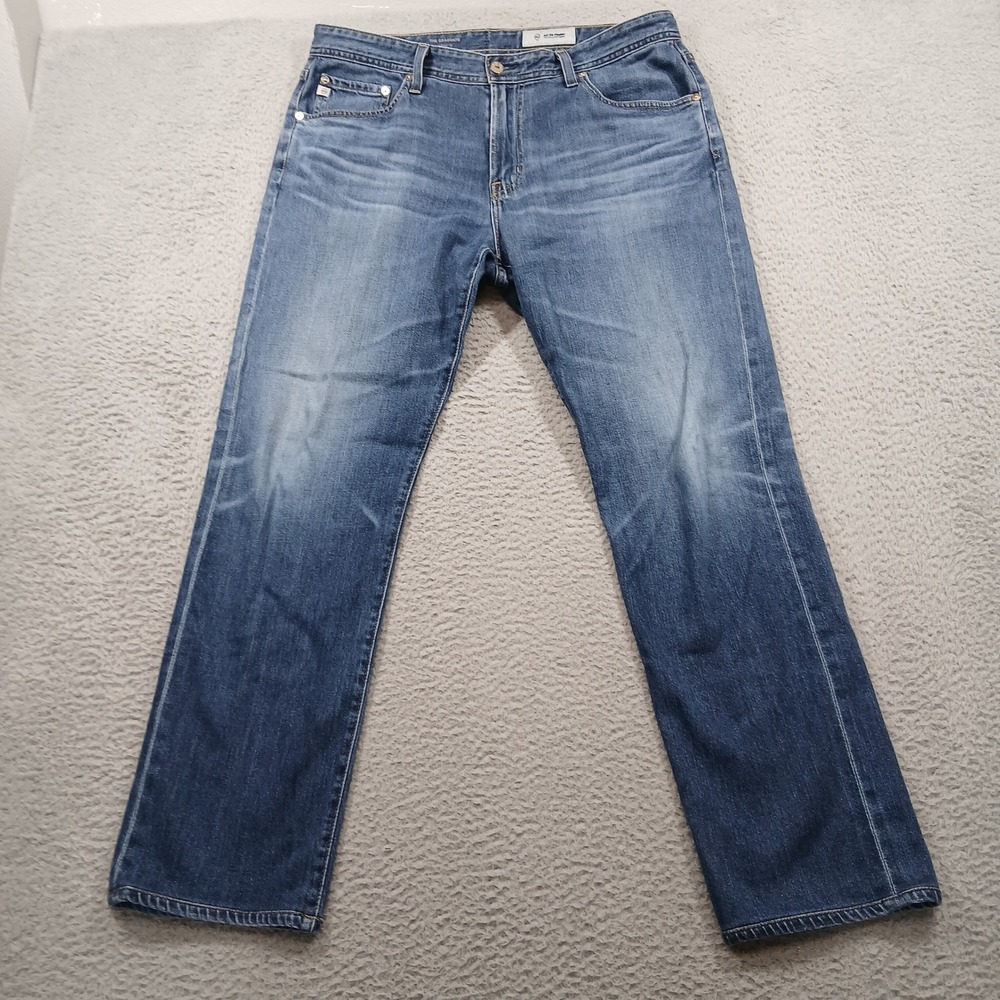 AG Adriano Goldschmied The Graduate Tailored Leg Jeans‎ Men's Blue Denim EUC